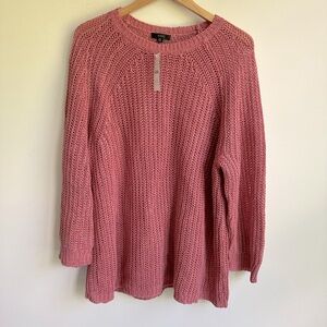 J Crew linen beach crewneck